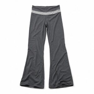 Lululemon Groove Pant Heathered Charcoal Grey Flare Leg Yoga Pants Size 6